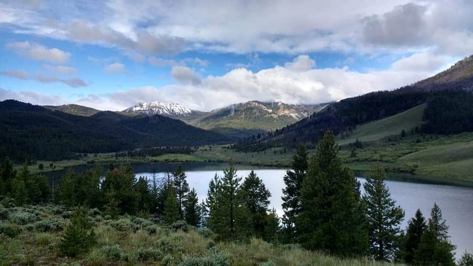 Jared L.'s photo of a dispersed camping area at Mosquito Flat Reservoir near Cobalt, ID