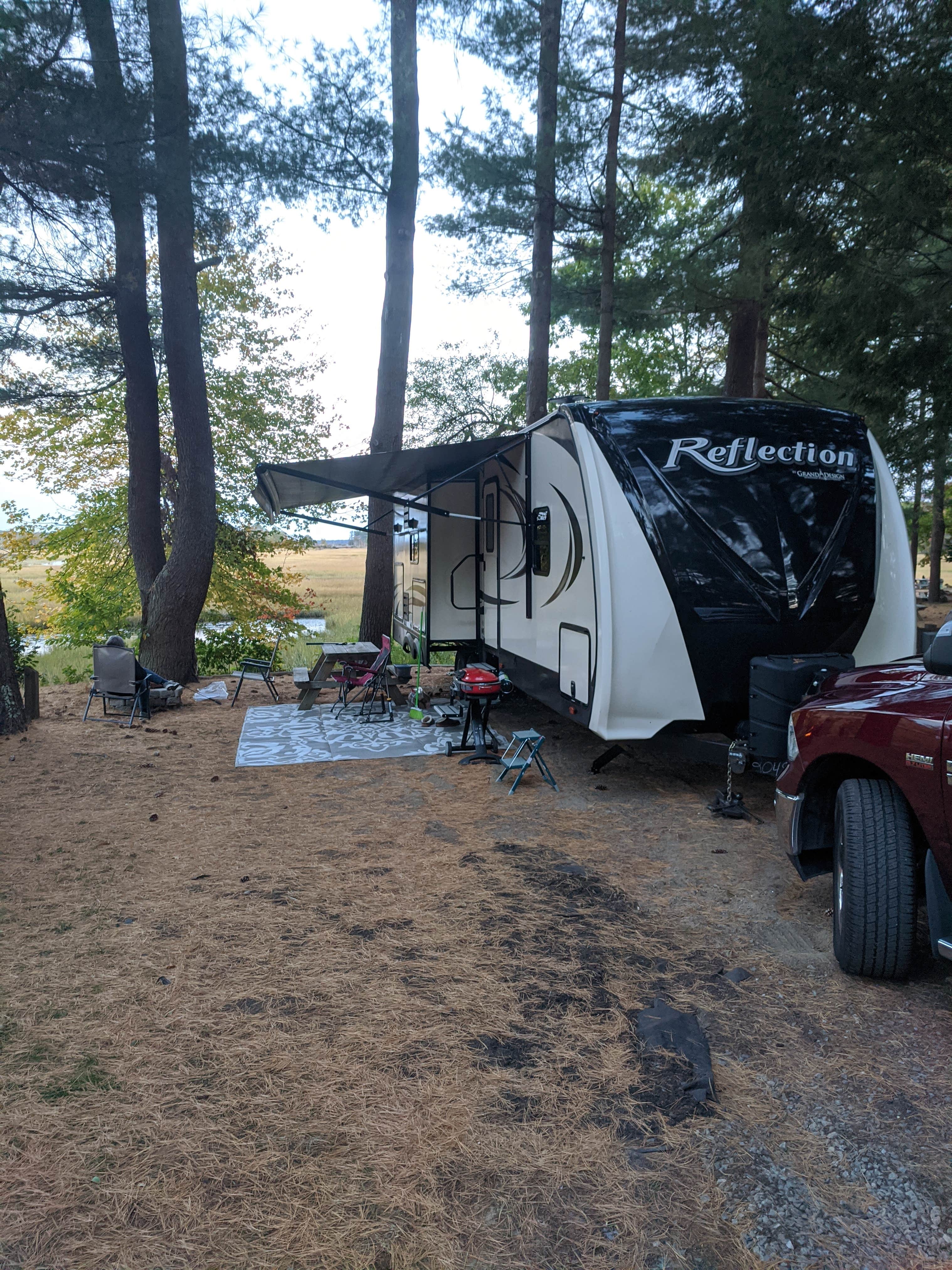 Lee H.'s photo of rv camping at Wild Duck Adult Campground & RV Park near Boothbay Harbor, ME