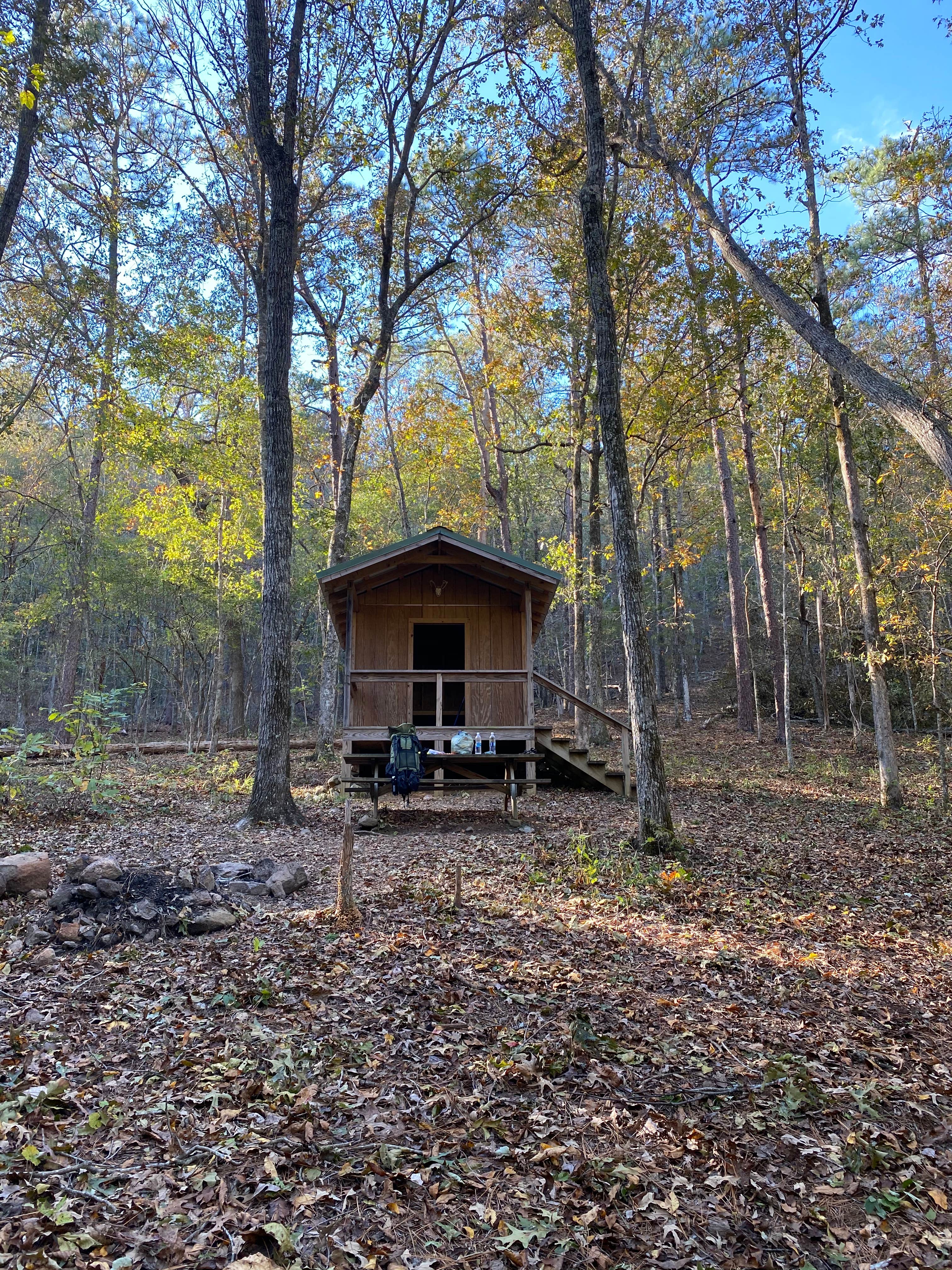 Asher K.'s photo of glamping accommodations at Weogufka State Forest Flagg Mtn near Hollins, AL