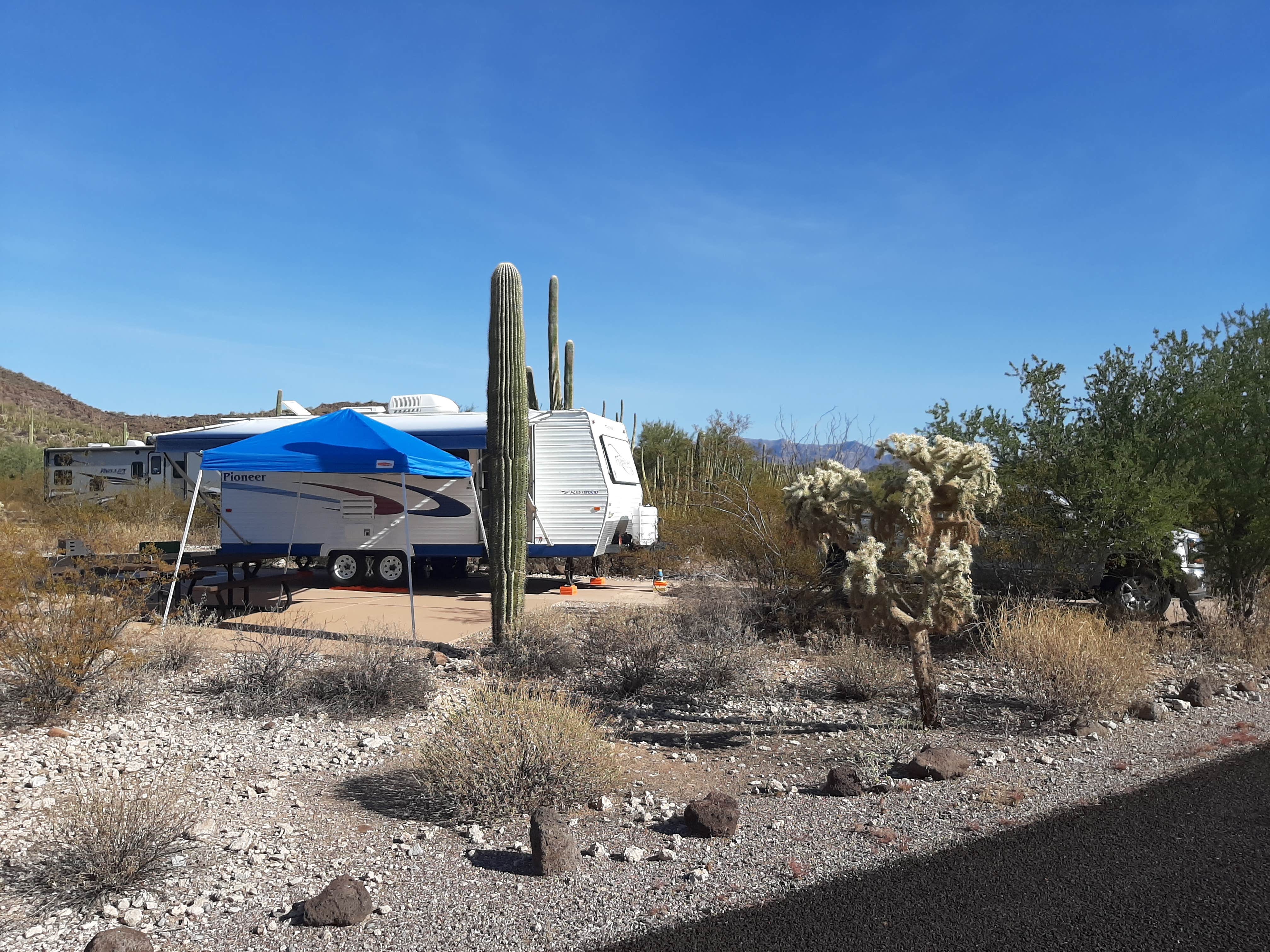 Larry B.'s photo of rv camping at Twin Peaks Campground — Organ Pipe Cactus National Monument near Ajo, AZ