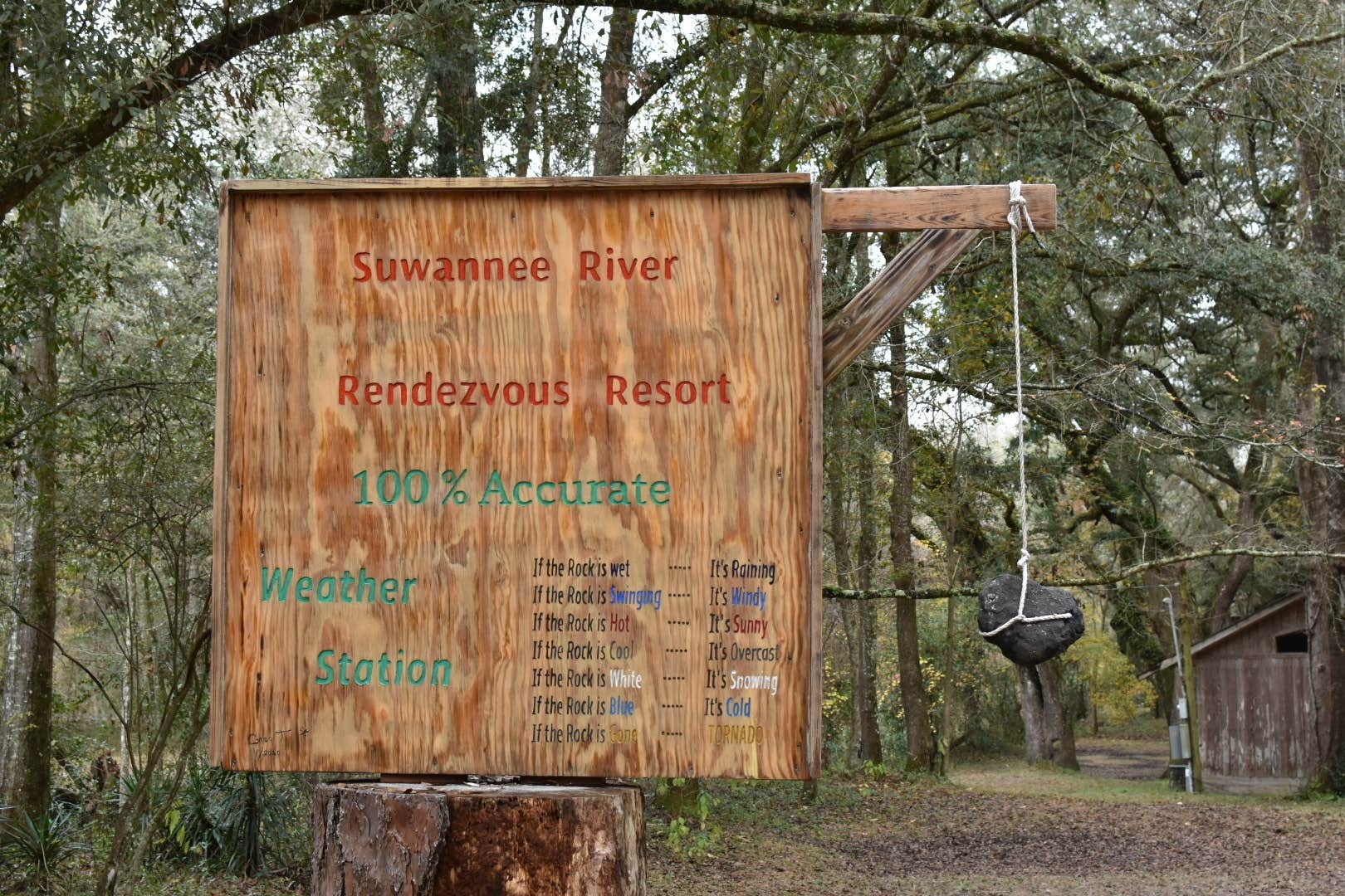 Chelsea C.'s photo of a cabin at Suwannee River Rendezvous Resort near Fort White, FL