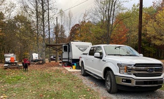 Camping near Plum Orchard Lake Wildlife Management Area — Plum Orchard Wildlife Management Area: Rifrafters Campground, Fayetteville, West Virginia