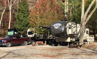 Camping near Chestnut Knob Shelter, Appalachian Trail: Deer Trail Park & Campground, Bland, Virginia