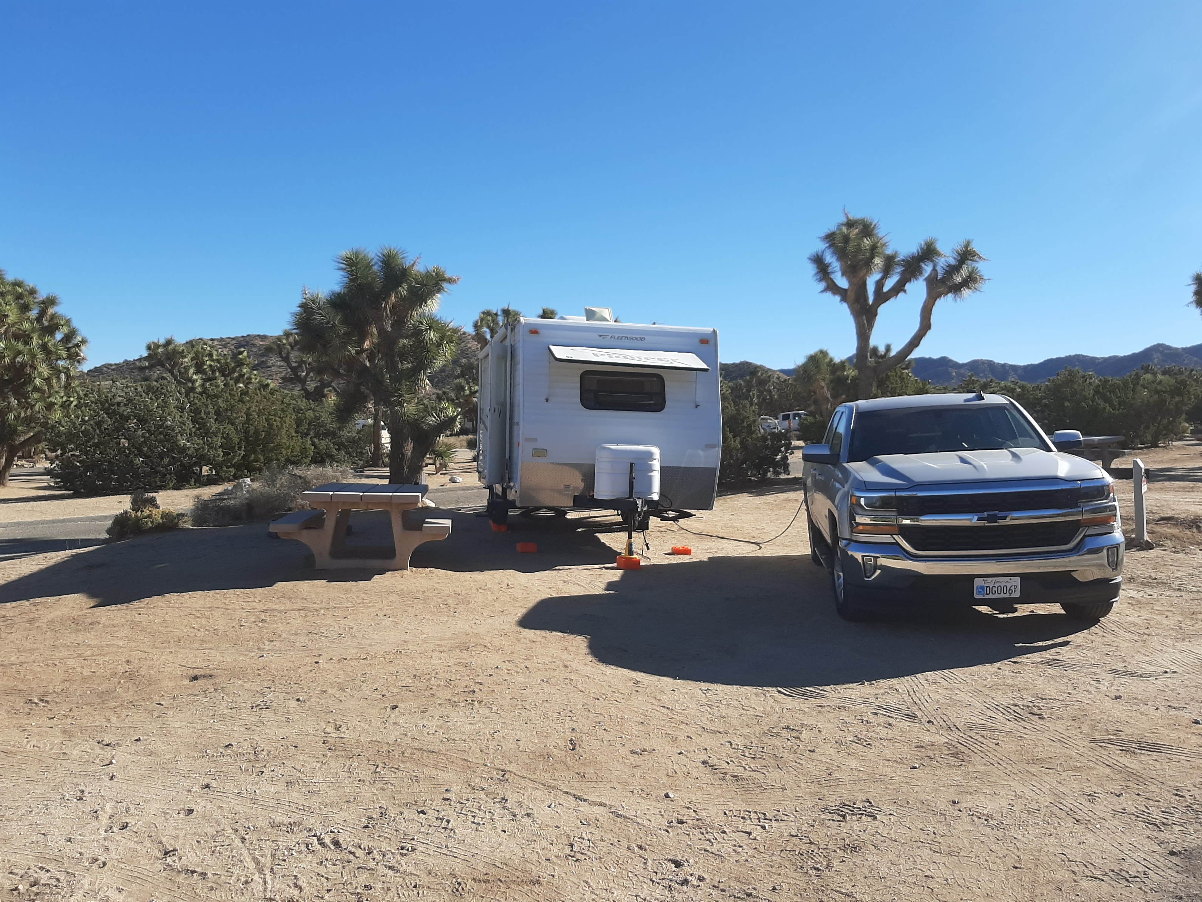 Larry B.'s photo of rv camping at Black Rock Campground — Joshua Tree National Park near Amboy, CA