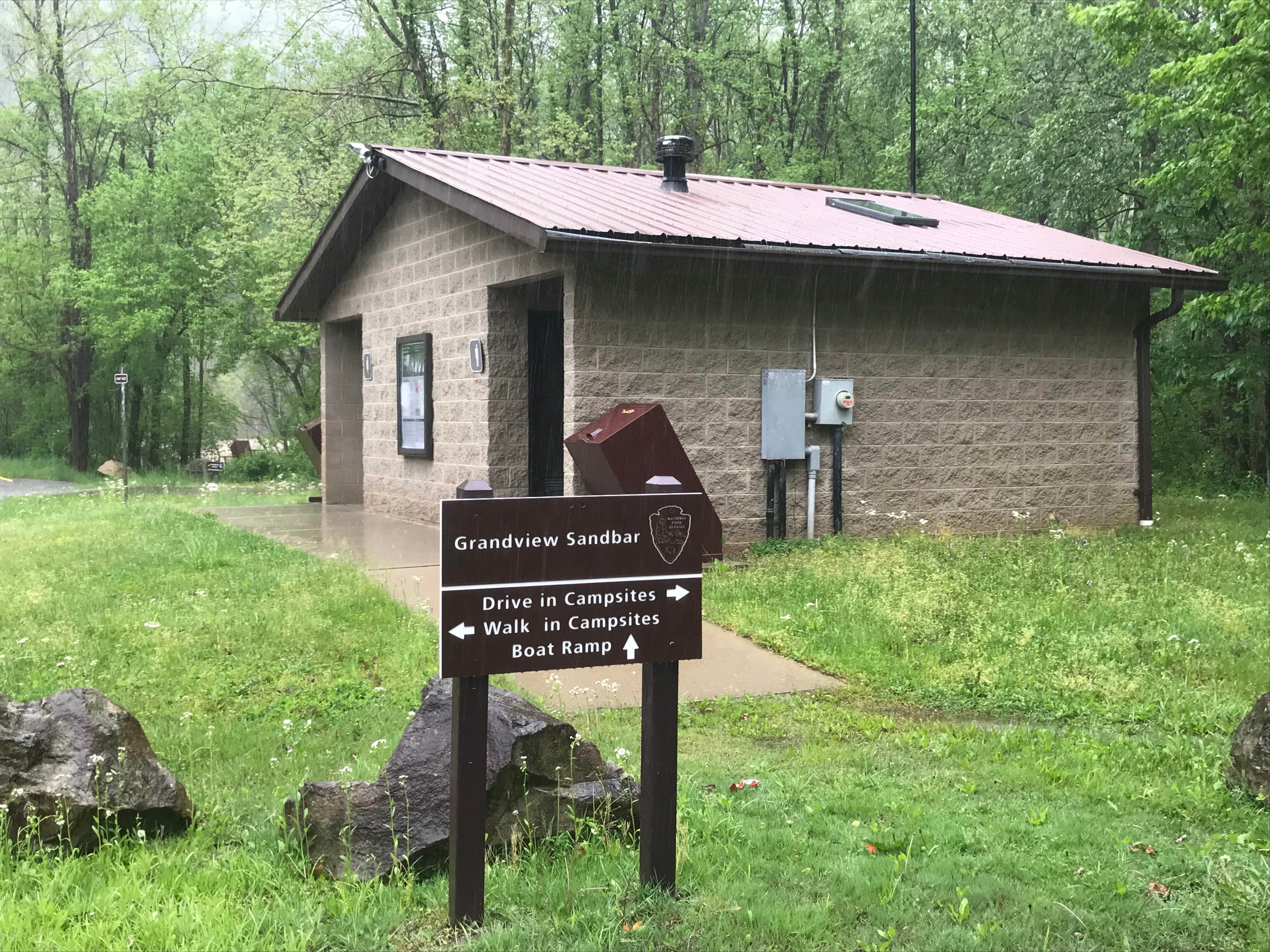Camper-submitted photo at Grandview Sandbar Campground — New River Gorge National Park and Preserve near Danese, WV