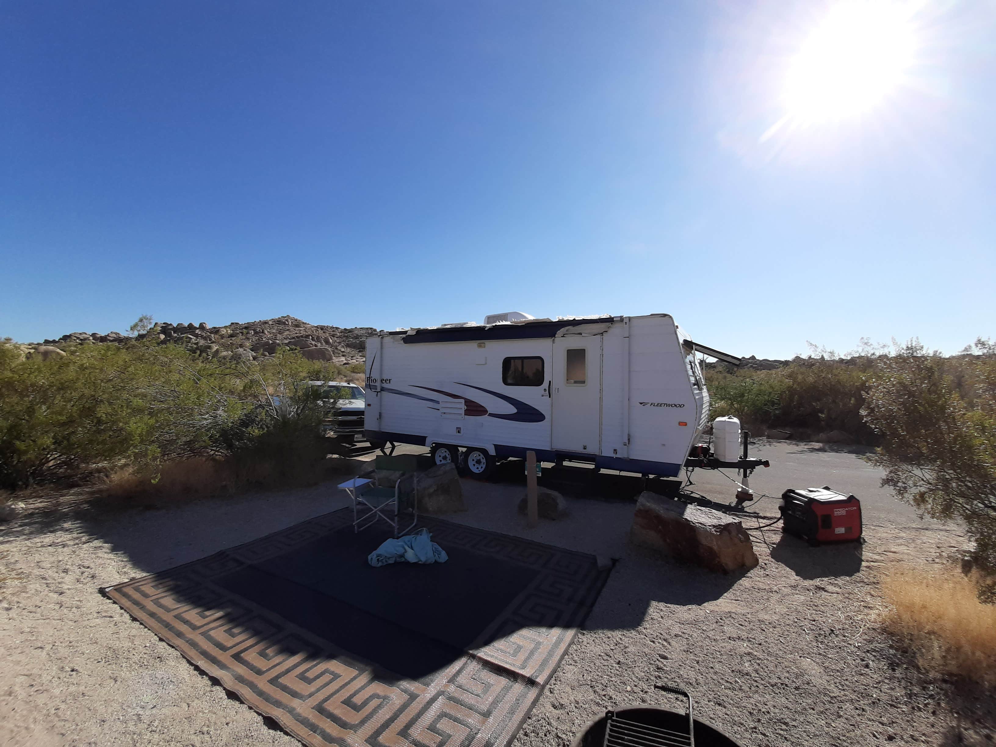 Larry B.'s photo of rv camping at Jumbo Rocks Campground — Joshua Tree National Park near Amboy, CA