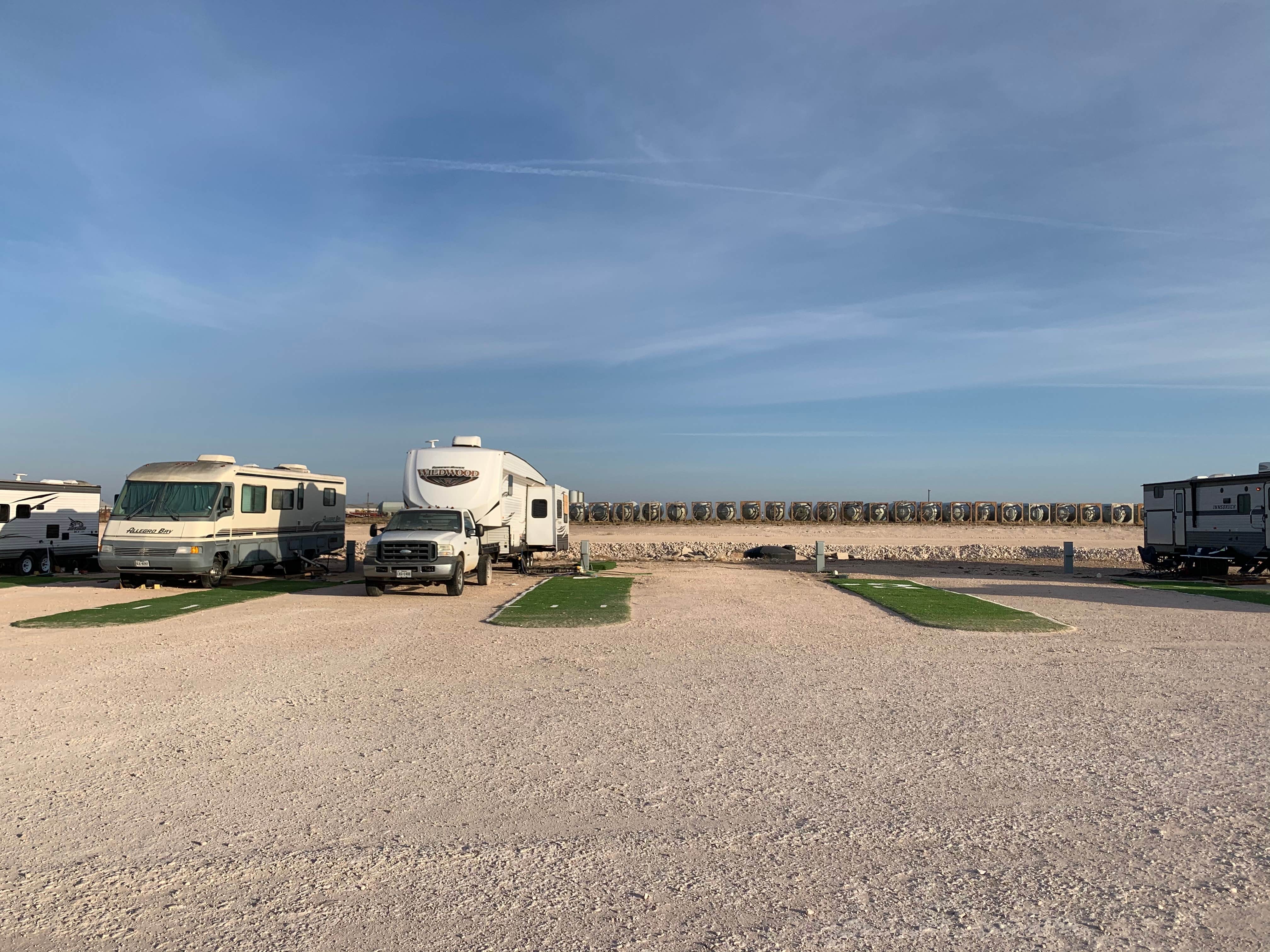 Gus S.'s photo of rv camping at The Rise at Monahans - Lodge and RV Park near Kermit, TX