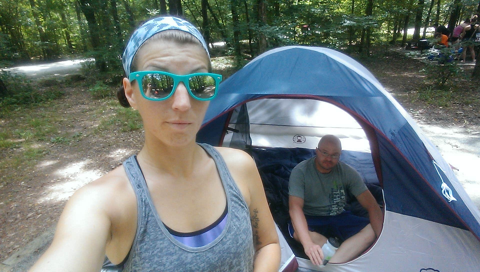 Camper-submitted photo at Sandbar Area Campsites — Cossatot River State Park - Natural Area near Gillham Lake