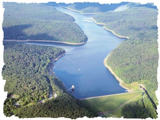 Camper-submitted photo at East Branch Campground — East Branch Clarion River Lake near Smethport, PA