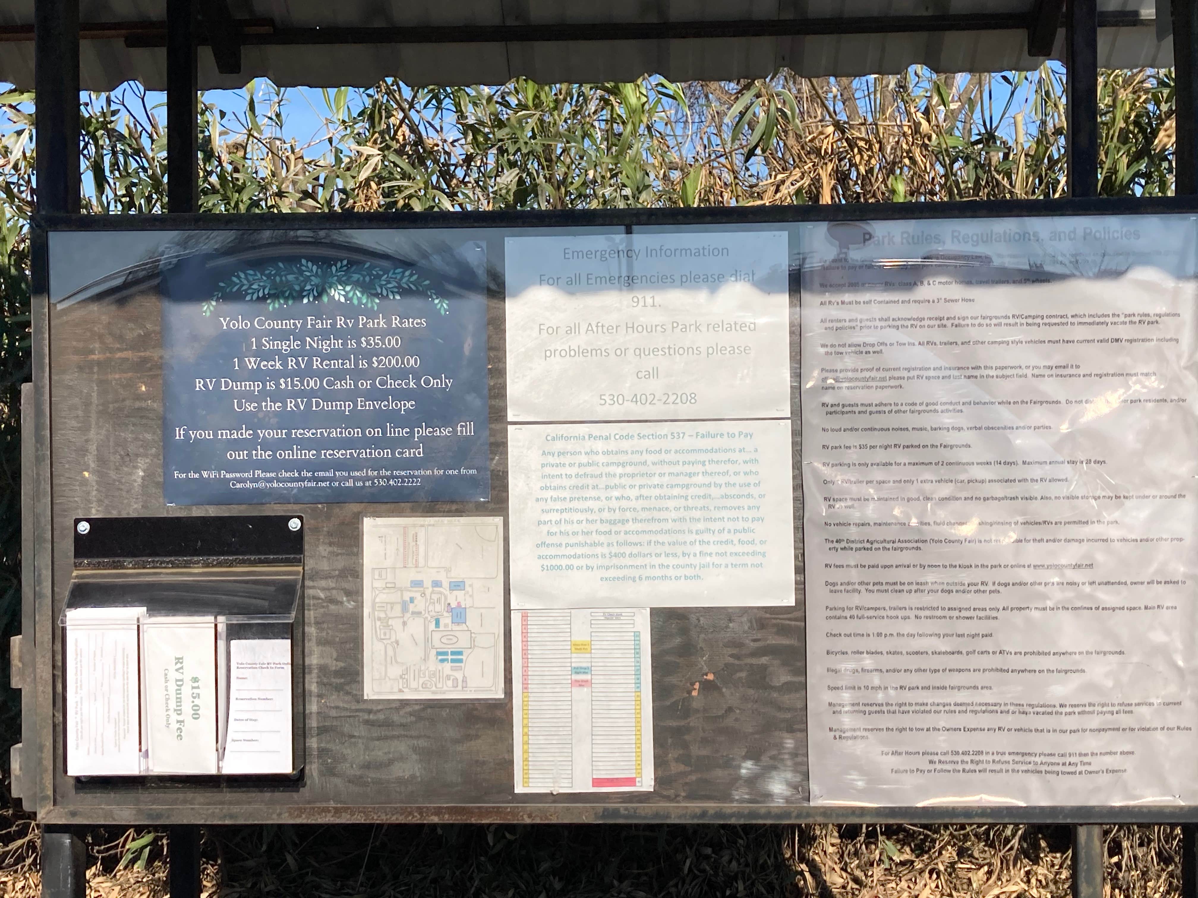 Camper-submitted photo at Yolo County Fair RV Park near Winters, CA