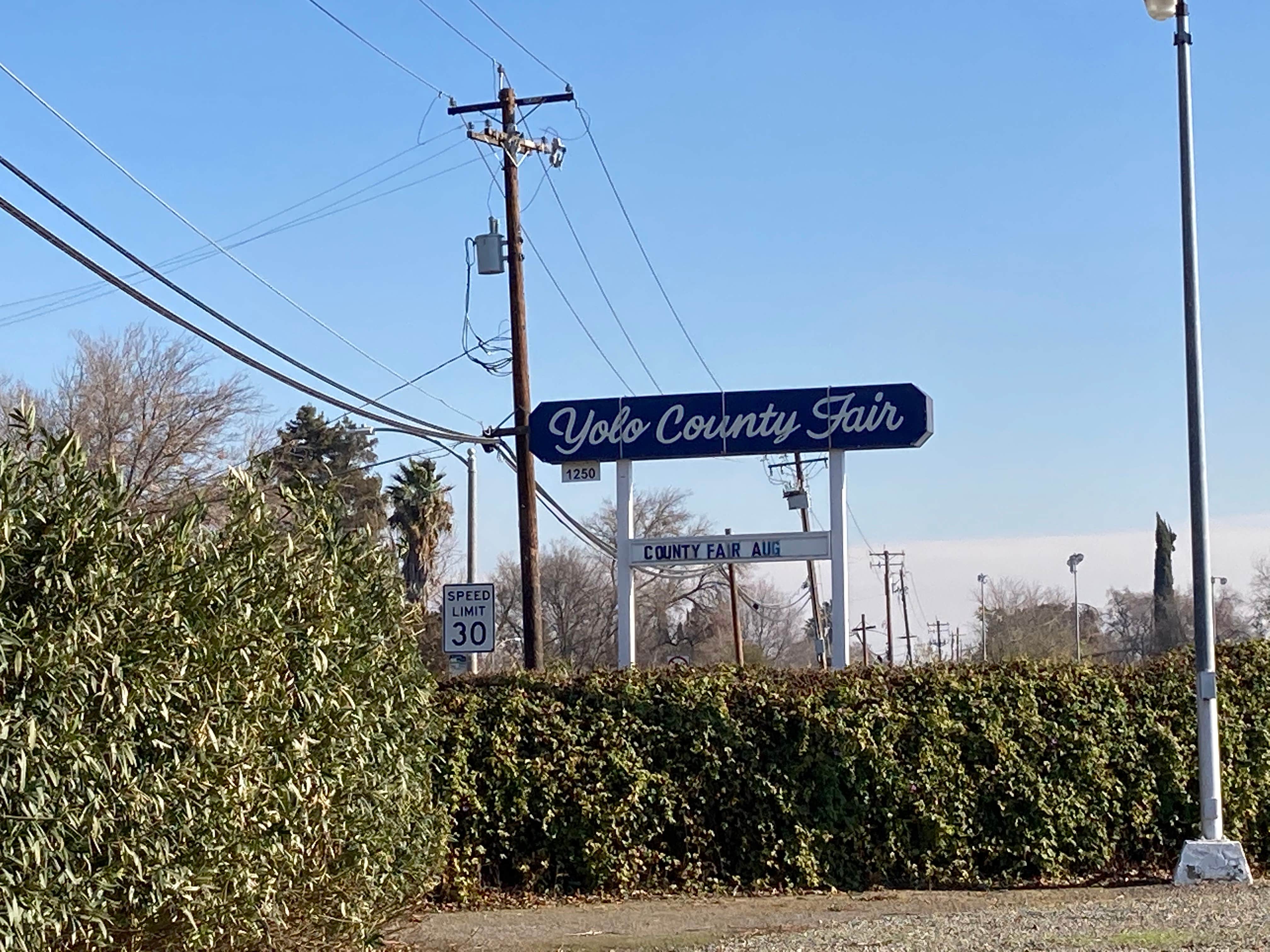 Camper-submitted photo at Yolo County Fair RV Park near Winters, CA