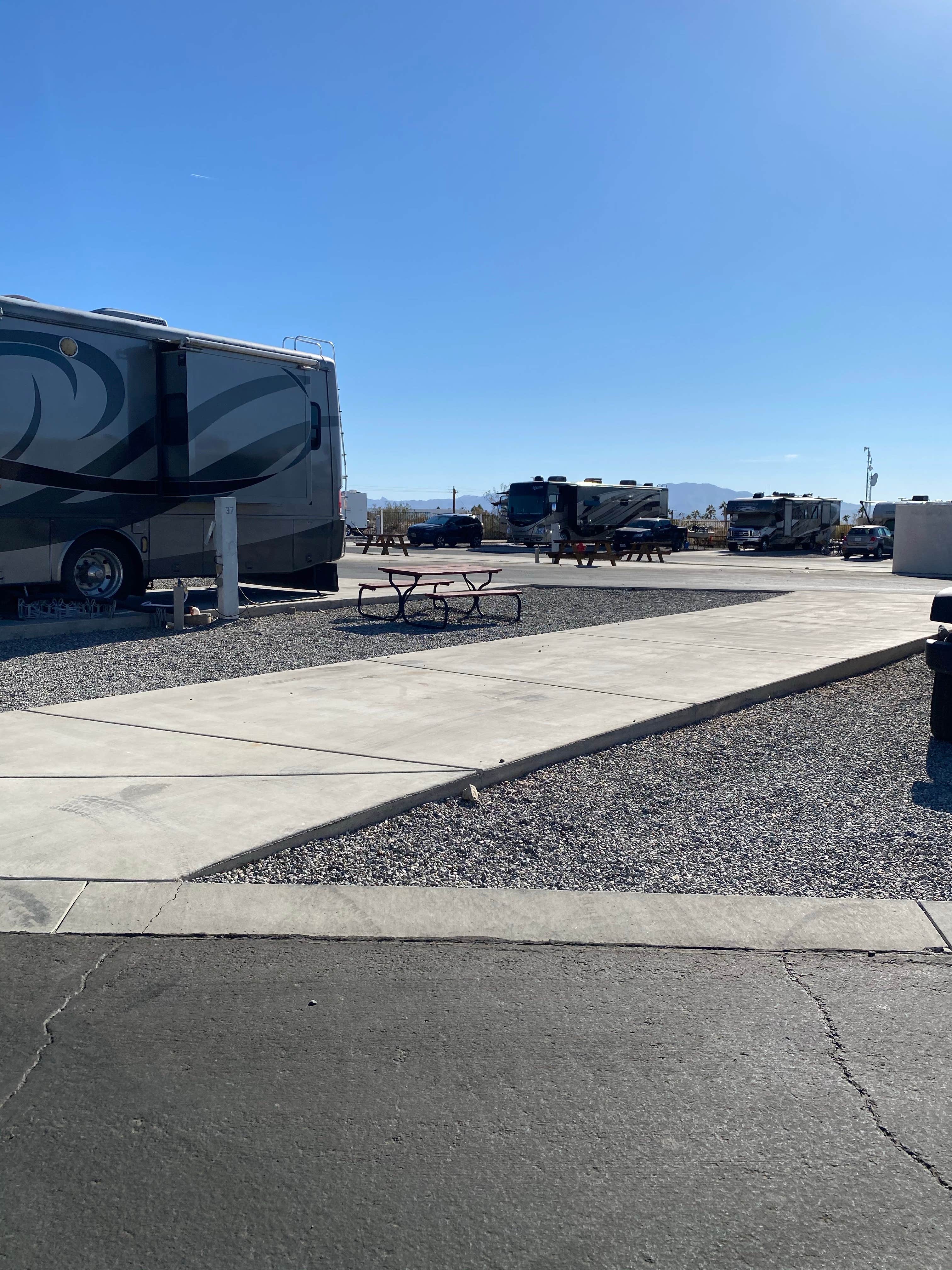Brittney  C.'s photo of rv camping at Havasu Falls RV Resort near Yucca, AZ