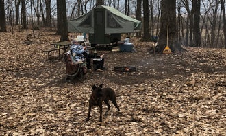 Camping near Pike Lake Campground — Kettle Moraine State Forest-Pike Lake Unit: Ledge County Park, Horicon, Wisconsin