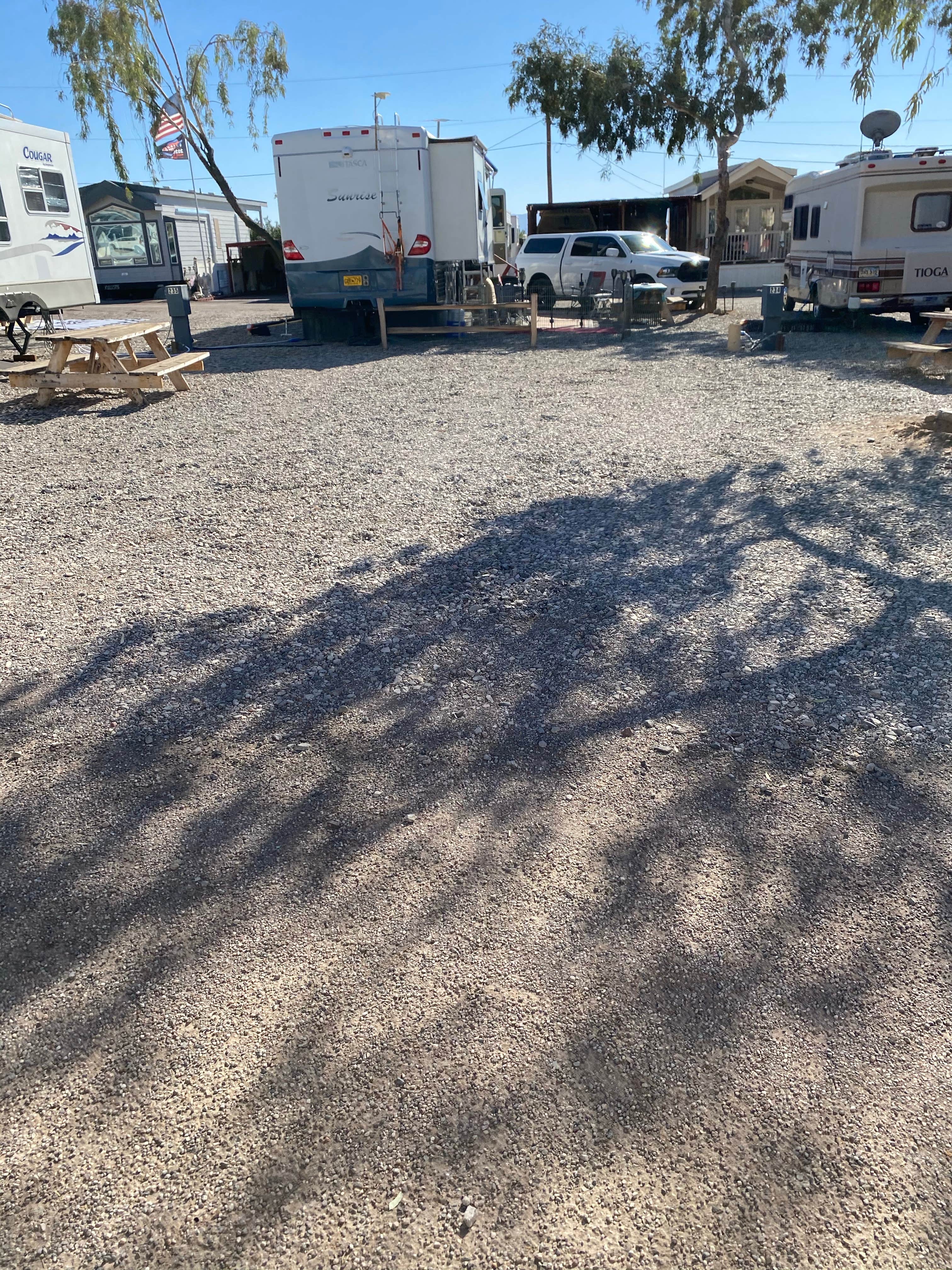 Brittney  C.'s photo of rv camping at Lake Havasu Members Only RV Park near Yucca, AZ