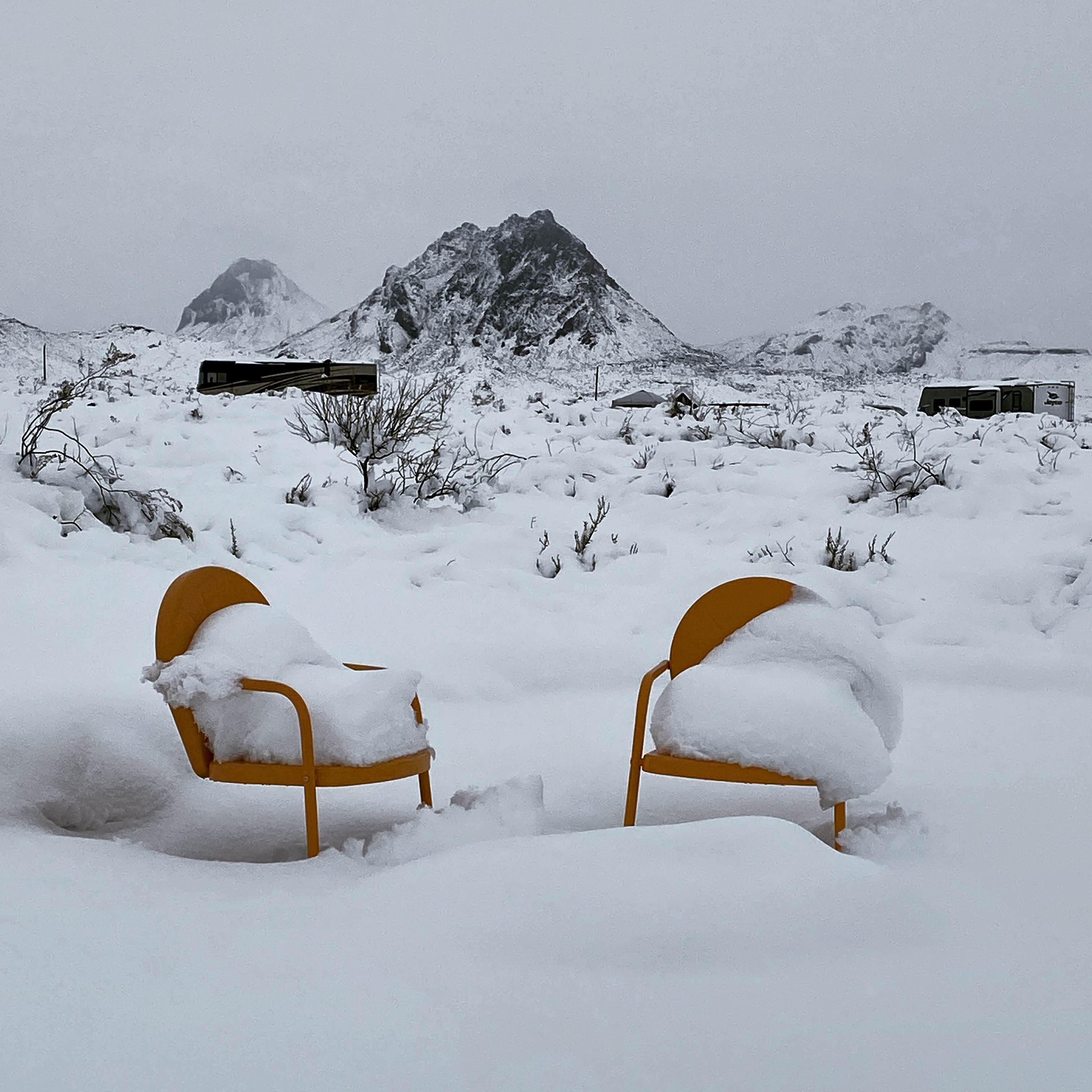 Camper-submitted photo at Tin Valley Retro Rentals near Terlingua, TX