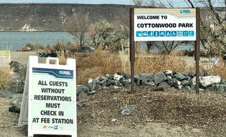 Camping near Locust Park: Cottonwood CJ Strike Reservoir Idaho Power, Bruneau, Idaho