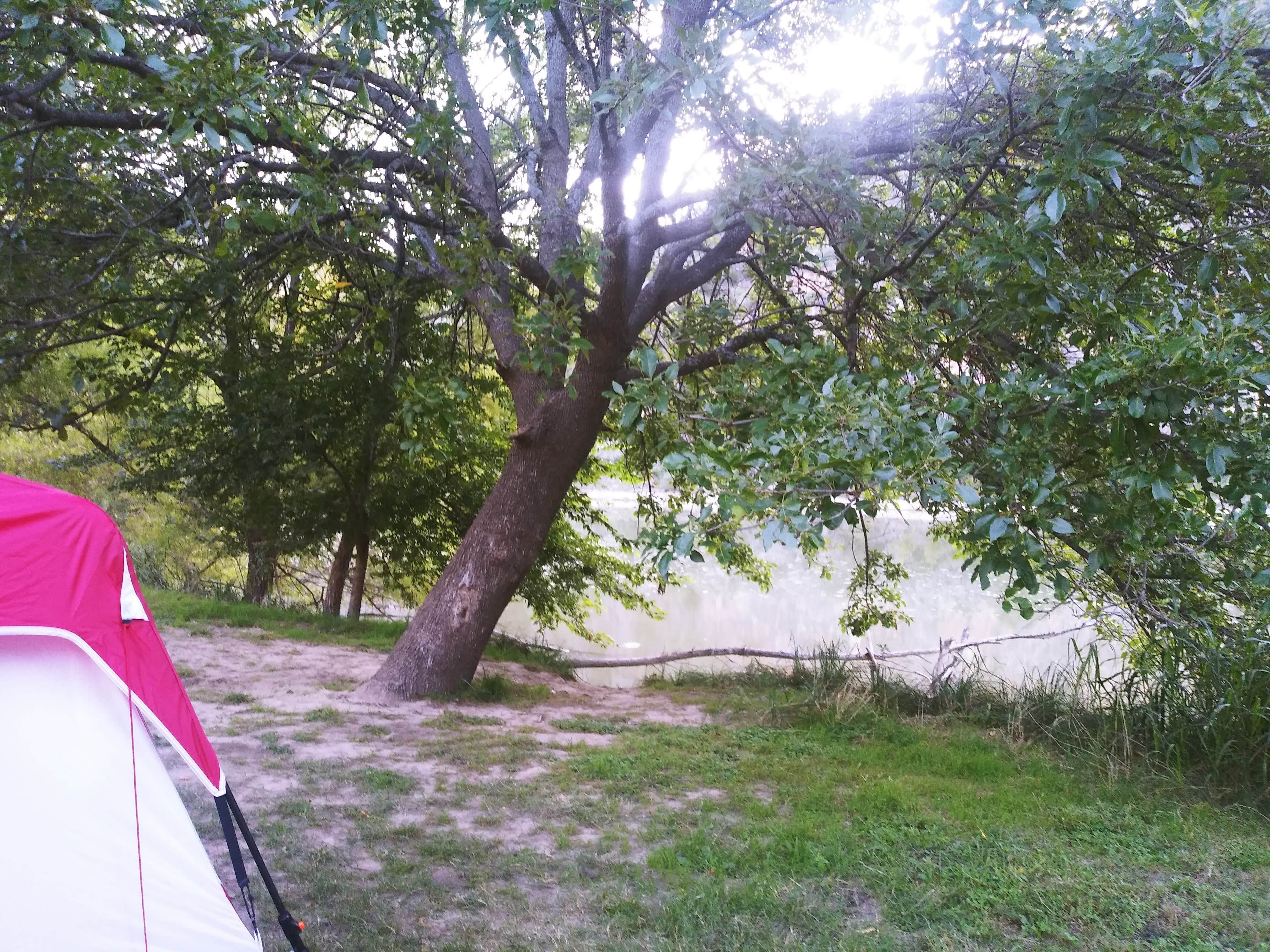 Chad  L.'s photo of tent camping at River Backpack Area — Colorado Bend State Park near Jonestown, TX