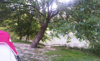 Chad L.'s photo of tent camping at River Backpack Area — Colorado Bend State Park near Castell, TX