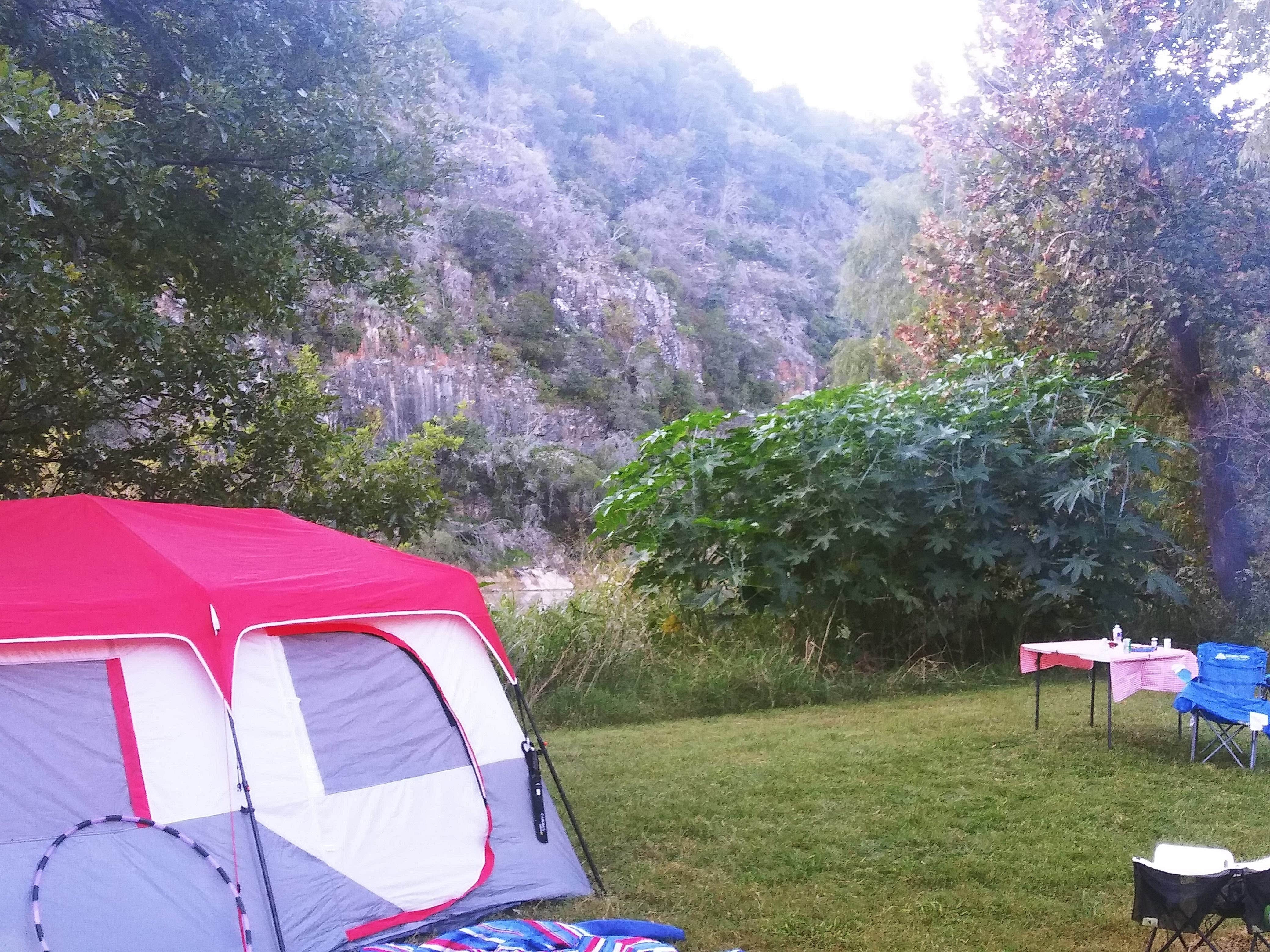 Camper-submitted photo at River Backpack Area — Colorado Bend State Park near Copperas Cove, TX