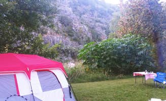 Chad L.'s photo of tent camping at River Backpack Area — Colorado Bend State Park near Liberty Hill, TX
