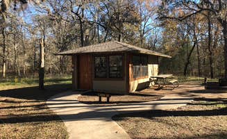 Alexandra's photo of glamping accommodations at Stephen F. Austin State Park Campground near Magnolia, TX
