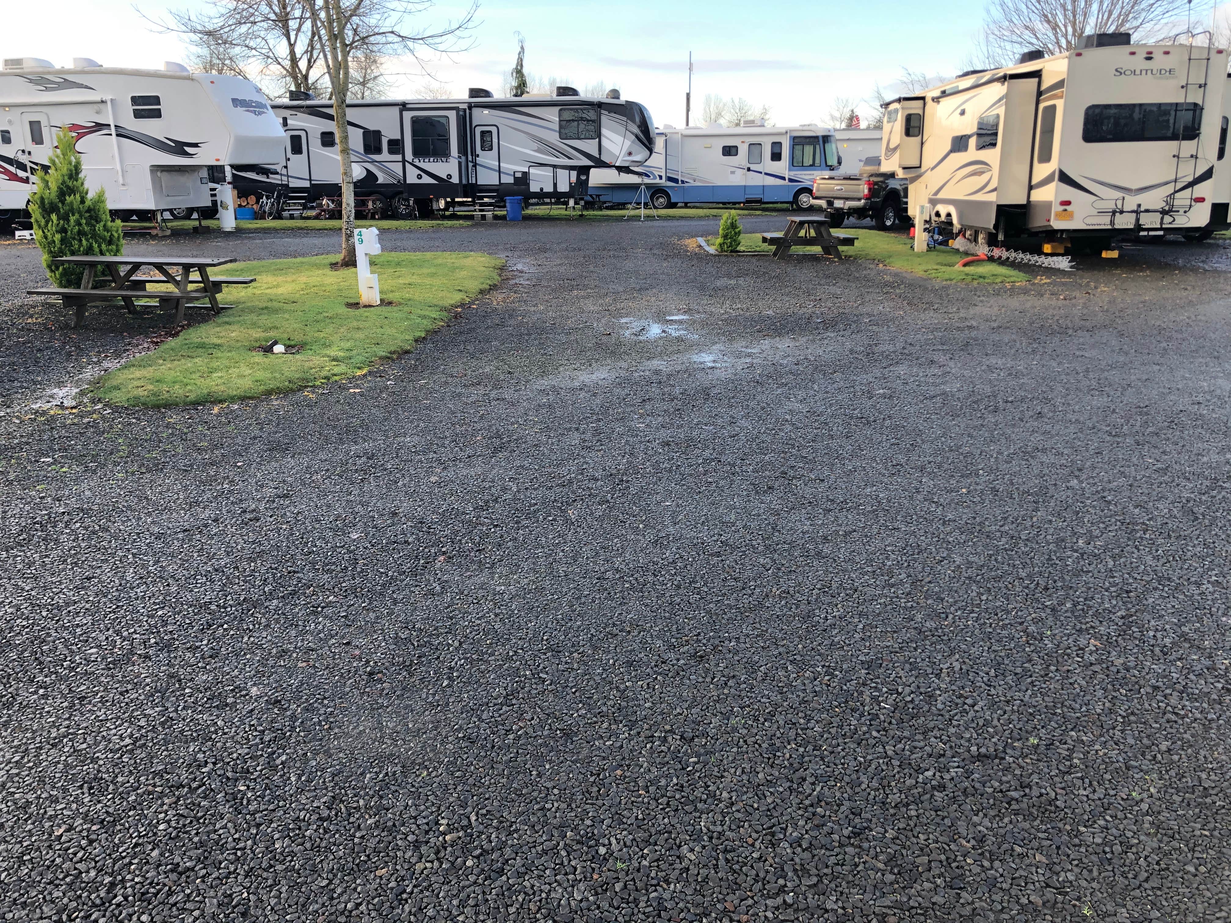 Andy B.'s photo of rv camping at Silver Spur RV Park & Resort near Molalla, OR