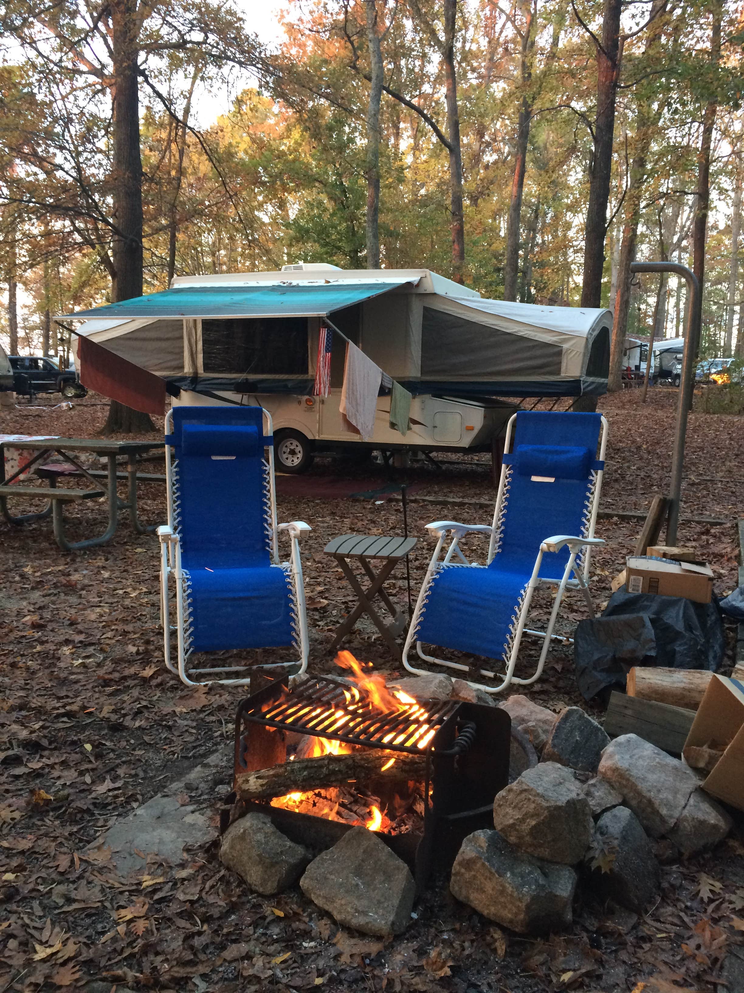 Camper submitted image from Henderson Point Campground — Kerr Lake State Recreation Area - 2
