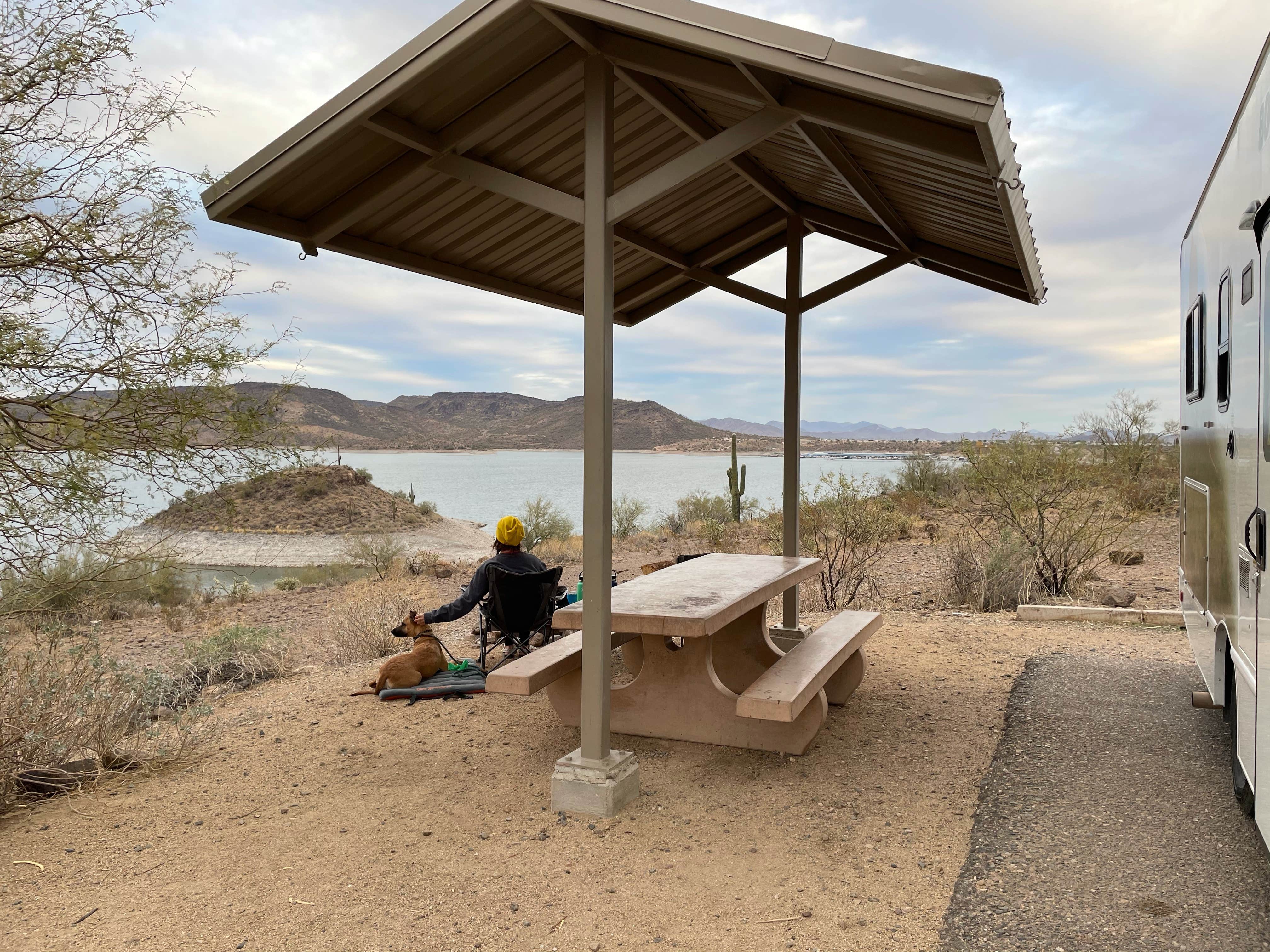 Camper-submitted photo at Lake Pleasant Regional Park Campground in Arizona