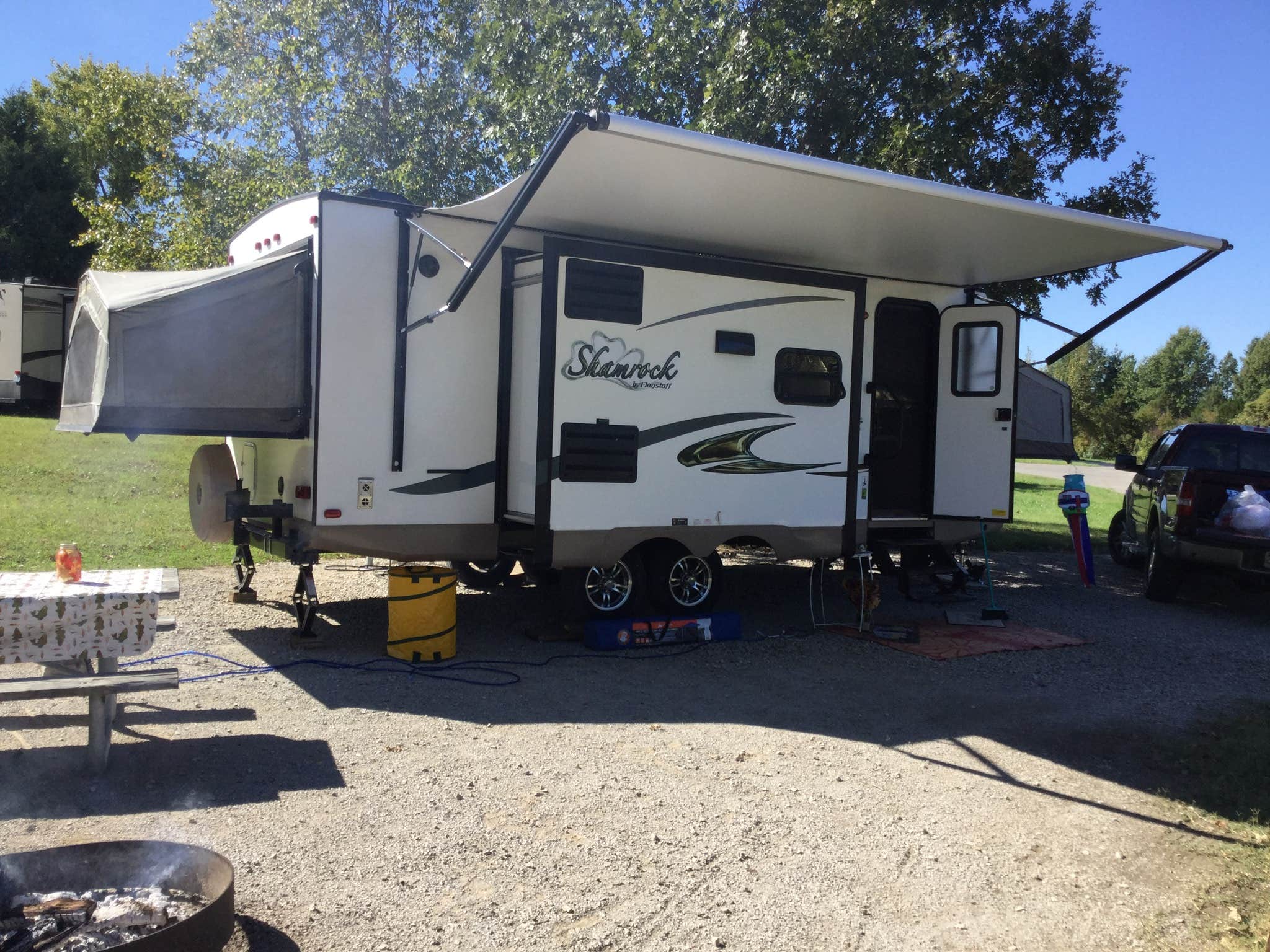 Karla G.'s photo of rv camping at Blue Springs Lake Campground near Raymore, MO