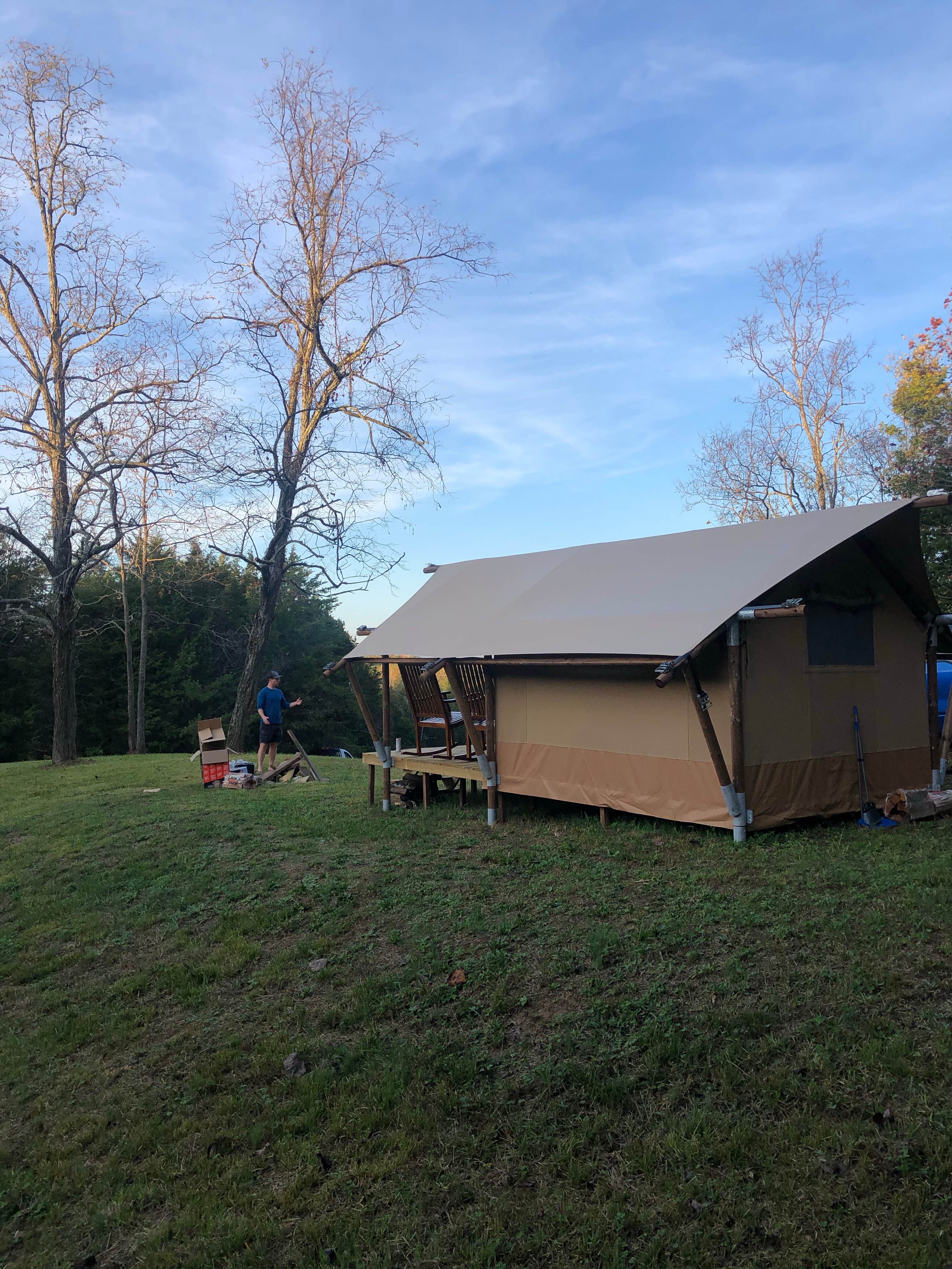 Lori H.'s photo of a cabin at GlampKnox near Alcoa, TN