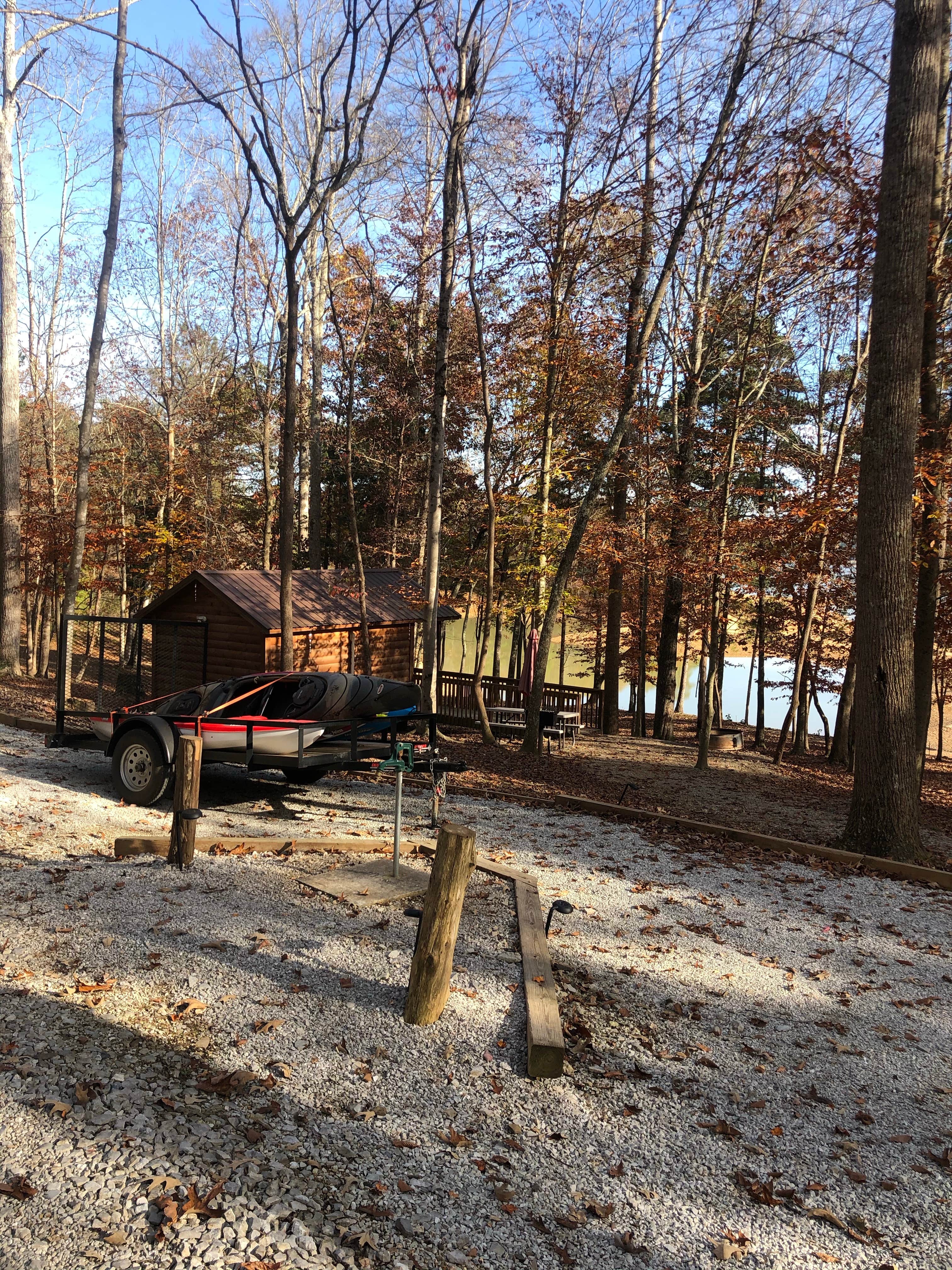 Lori H.'s photo of a cabin at Loyston Point Campground near Jellico, TN