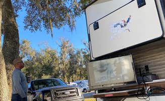 Loni W.'s photo of rv camping at Lake Pan RV Village near Nobleton, FL