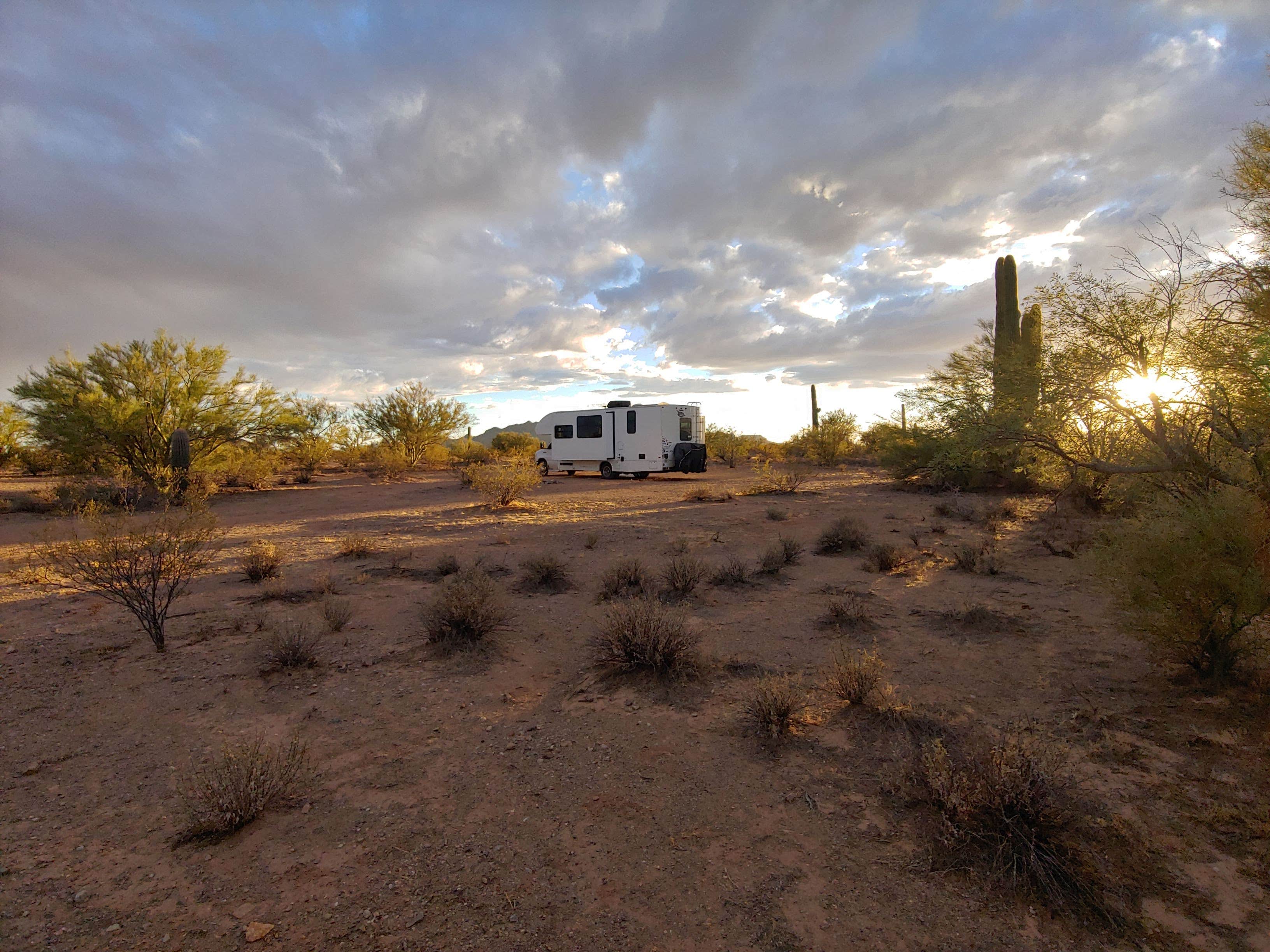 Camper-submitted photo at BLM Ironwood Forest National Monument - Pipeline Rd Dispersed camping near Eloy, AZ