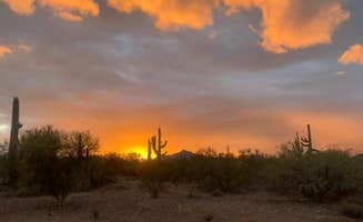 Laura M.'s photo of a dispersed camping area at BLM Ironwood Forest National Monument - Pipeline Rd Dispersed camping near Arizona City, AZ