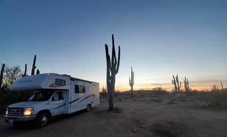 Camping near Pipeline Road BLM Camping: Cactus Forest Dispersed, Marana, Arizona