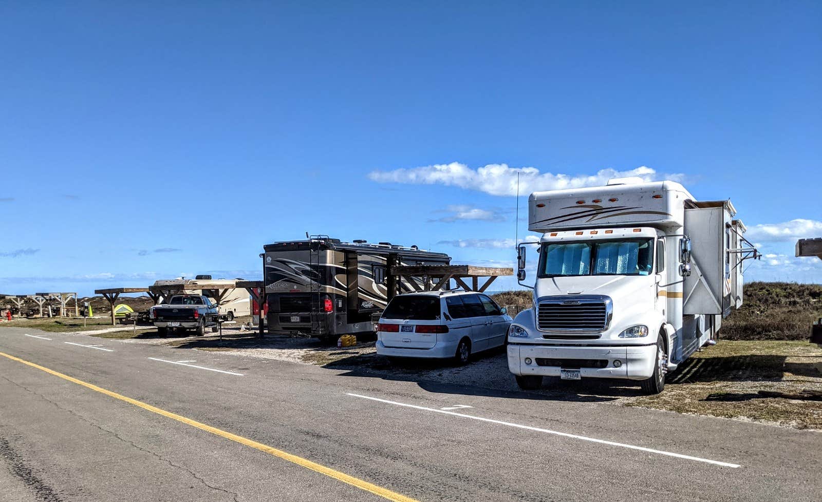 Shari  G.'s photo of rv camping at Malaquite Campground — Padre Island National Seashore near Sarita, TX