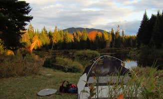 Sarah C.'s photo of tent camping at Attean Falls near Moscow, ME