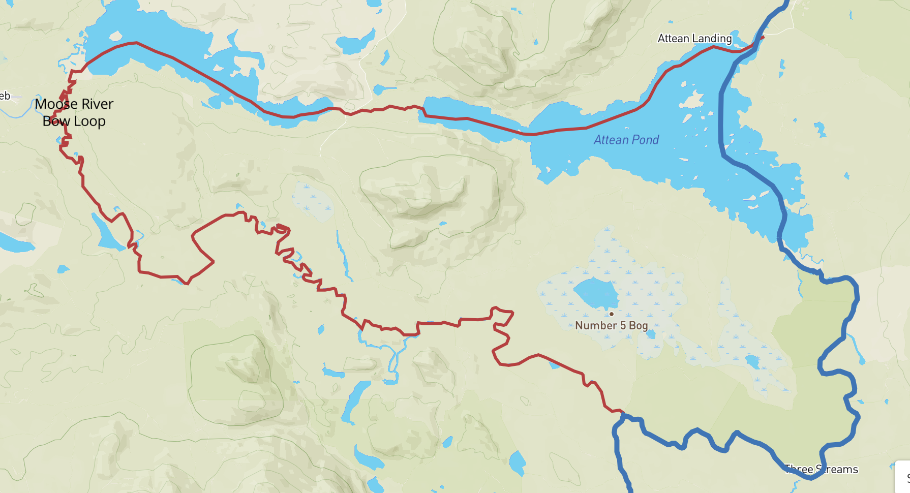 Camper-submitted photo at Holeb Falls near Jackman, ME