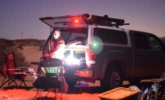 Camping near Red Rock Retreat: Red Sands Off-Highway Vehicle Area, Holloman Air Force Base, New Mexico