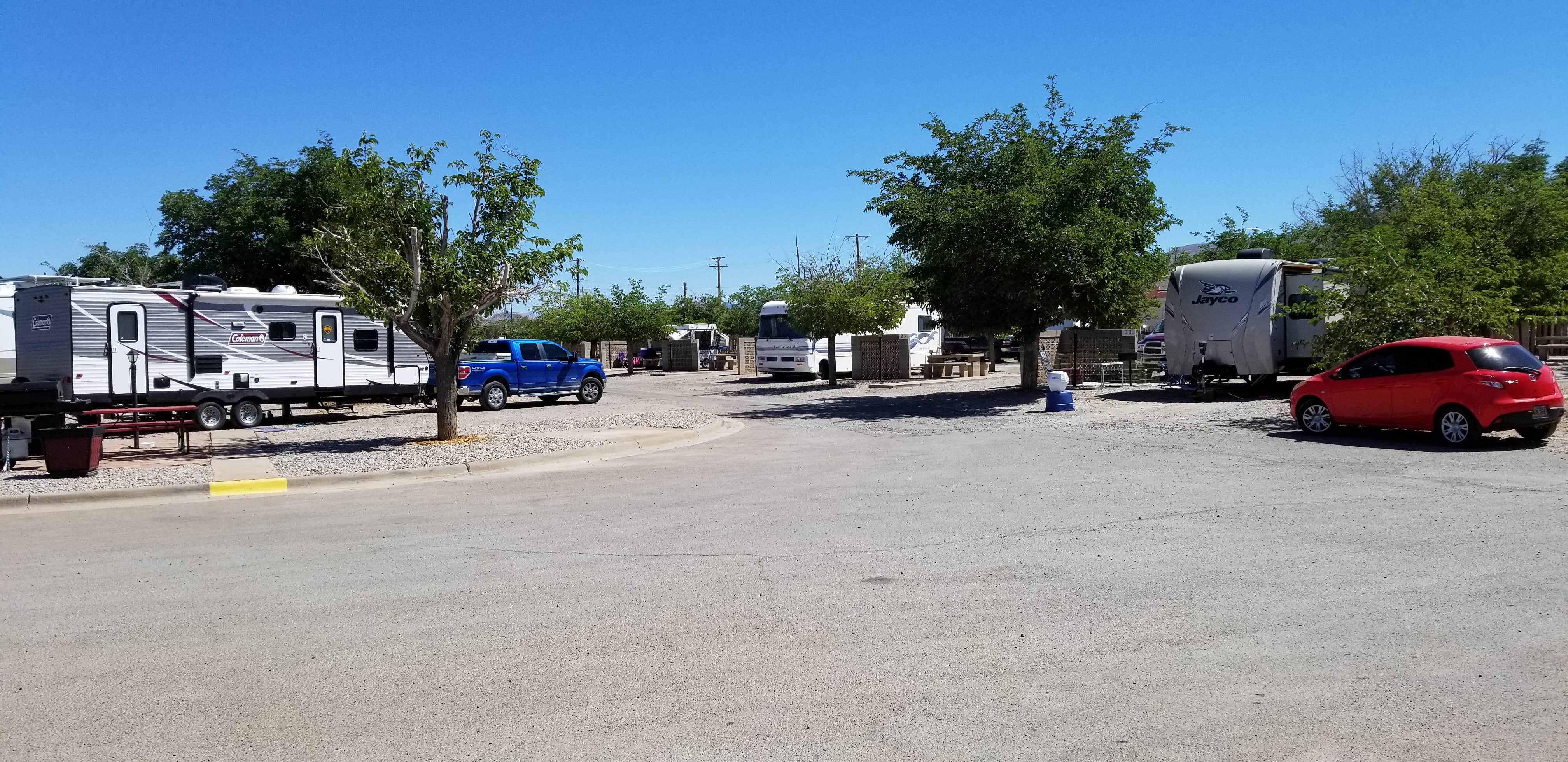 Caleb & Stephenie B.'s photo of rv camping at Alamogordo / White Sands KOA near Alamogordo, NM