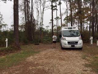 Denise's photo of rv camping at Dr. Julian G. Bruce St. George Island State Park Campground near Eastpoint, FL