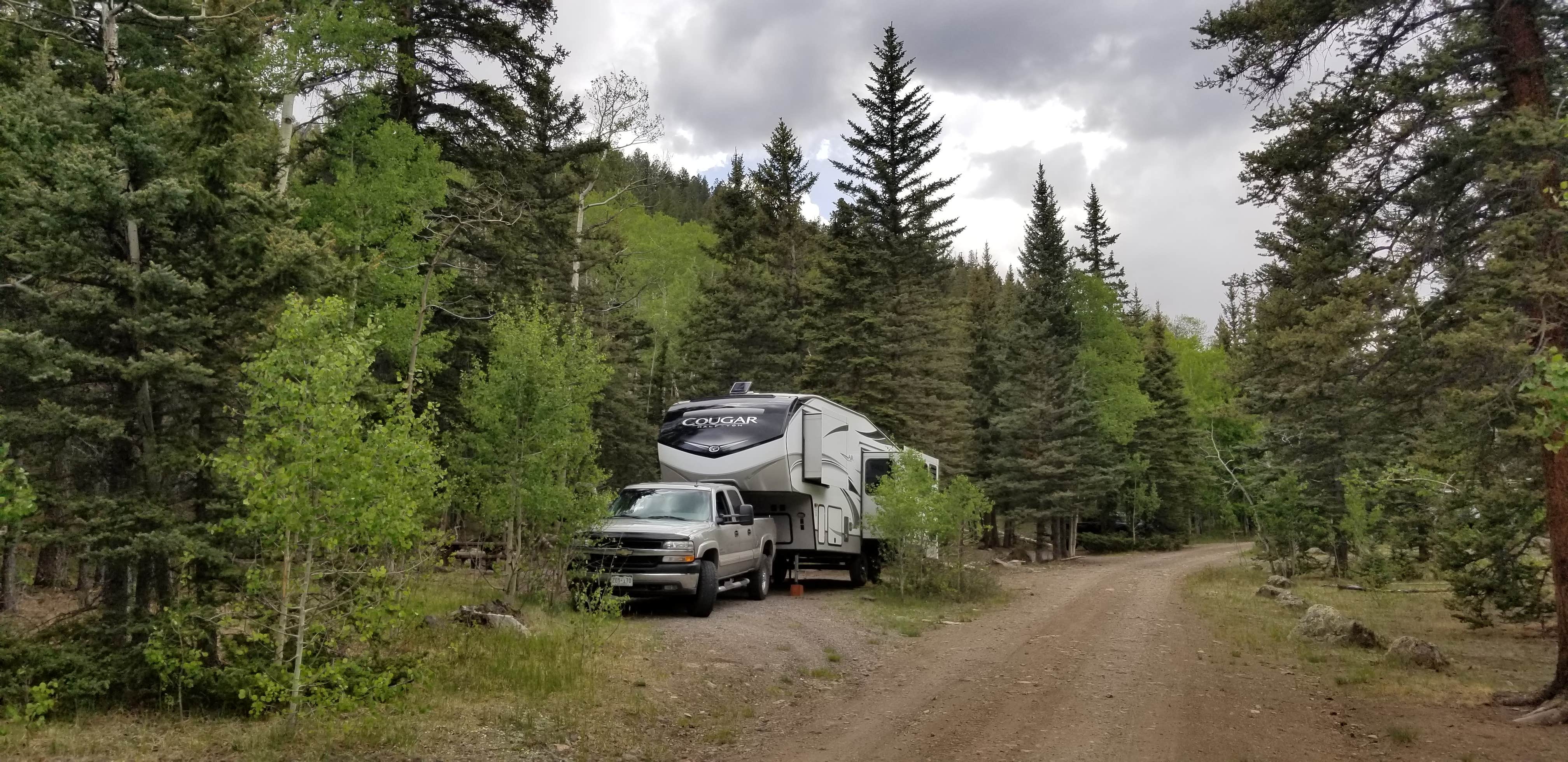 Camping near Creede, CO Overlook: Cathedral Campground, South Fork, Colorado