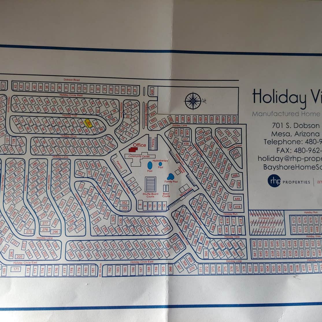 Holiday Village Camping Mesa, AZ