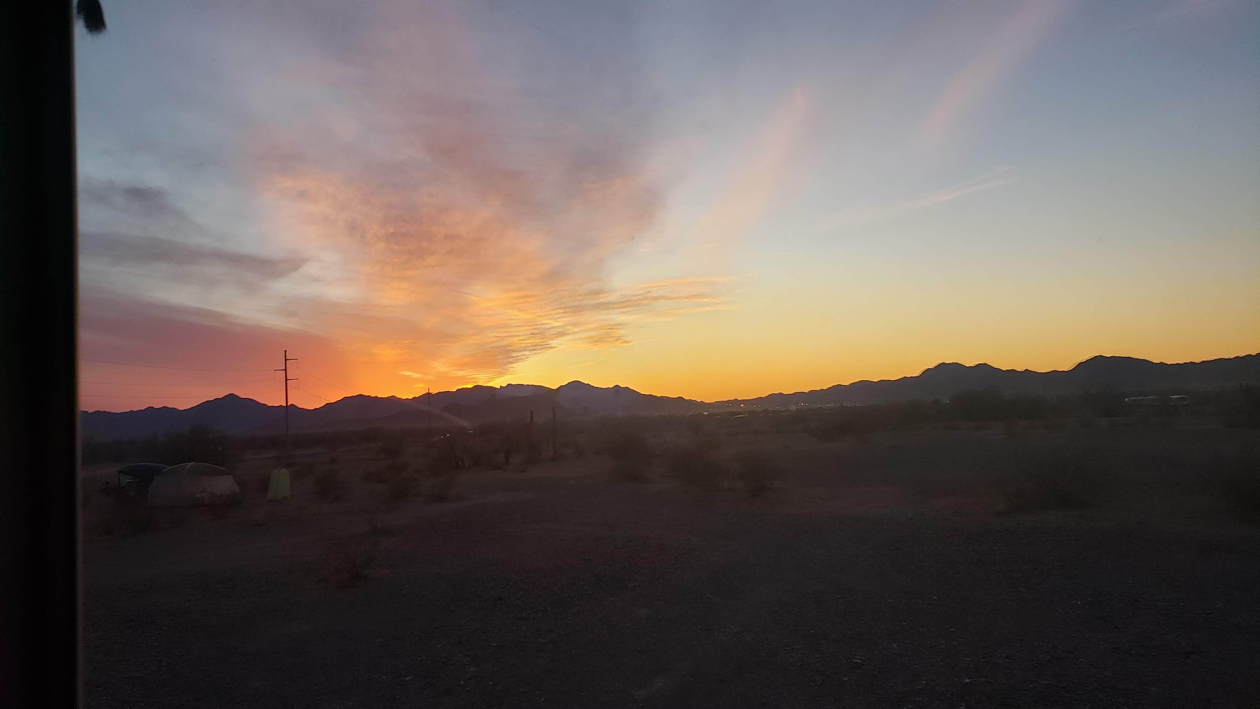Camping near Mitchell Mine Road: Scaddan Wash, Quartzsite, Arizona