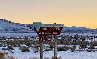 Camping near Biohome Research Facility: Mill Creek Recreation Area, Battle Mountain, Nevada