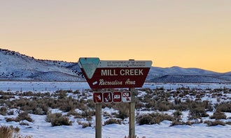 Camping near Biohome Research Facility: Mill Creek Recreation Area, Battle Mountain, Nevada