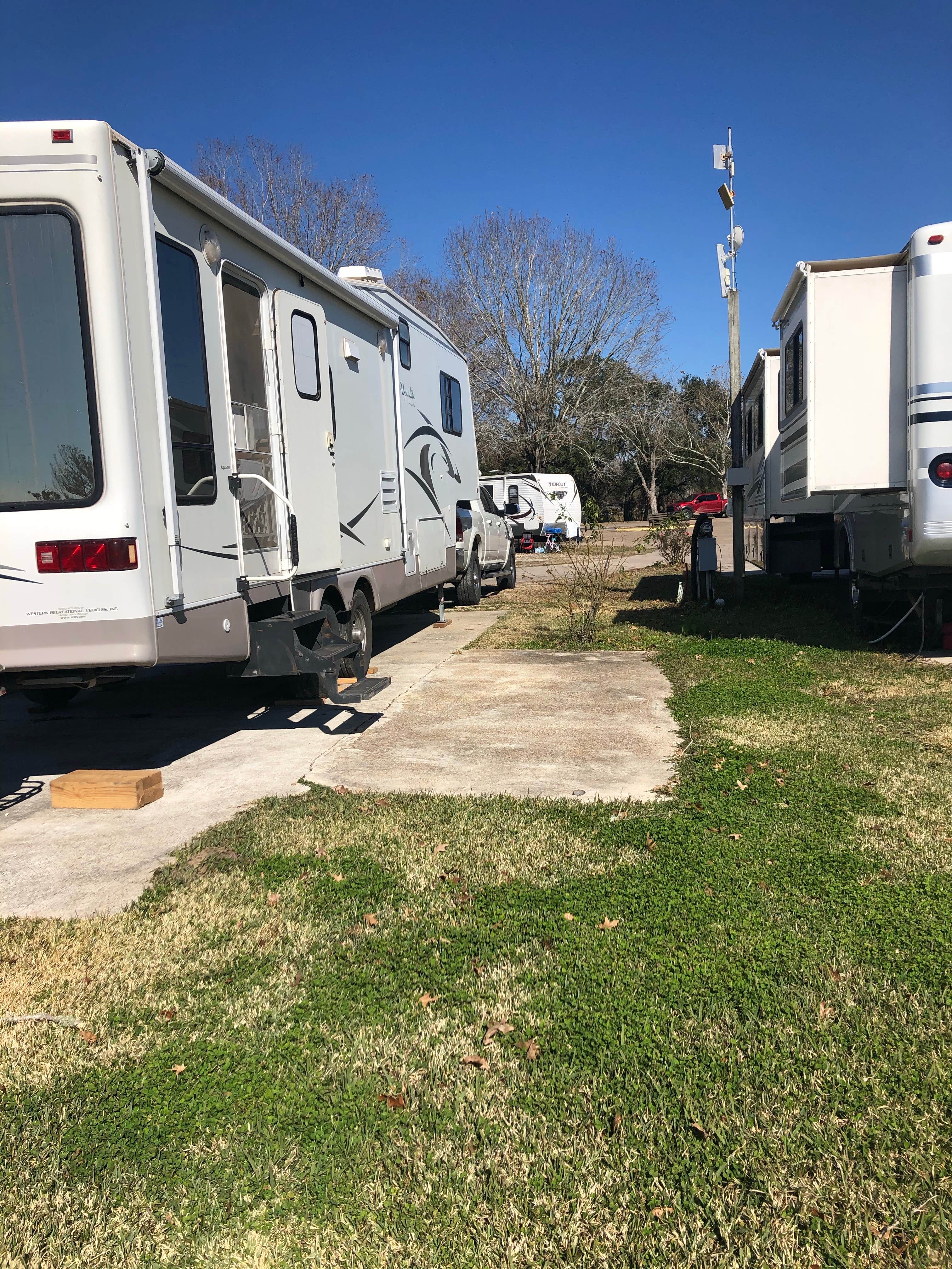 Christina  S.'s photo of rv camping at Lazy D RV Park near Hitchcock, TX