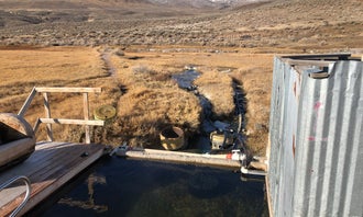 Camping near The Fields Station: Alvord Hot Springs, Frenchglen, Oregon