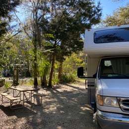 Campground at James Island County Park