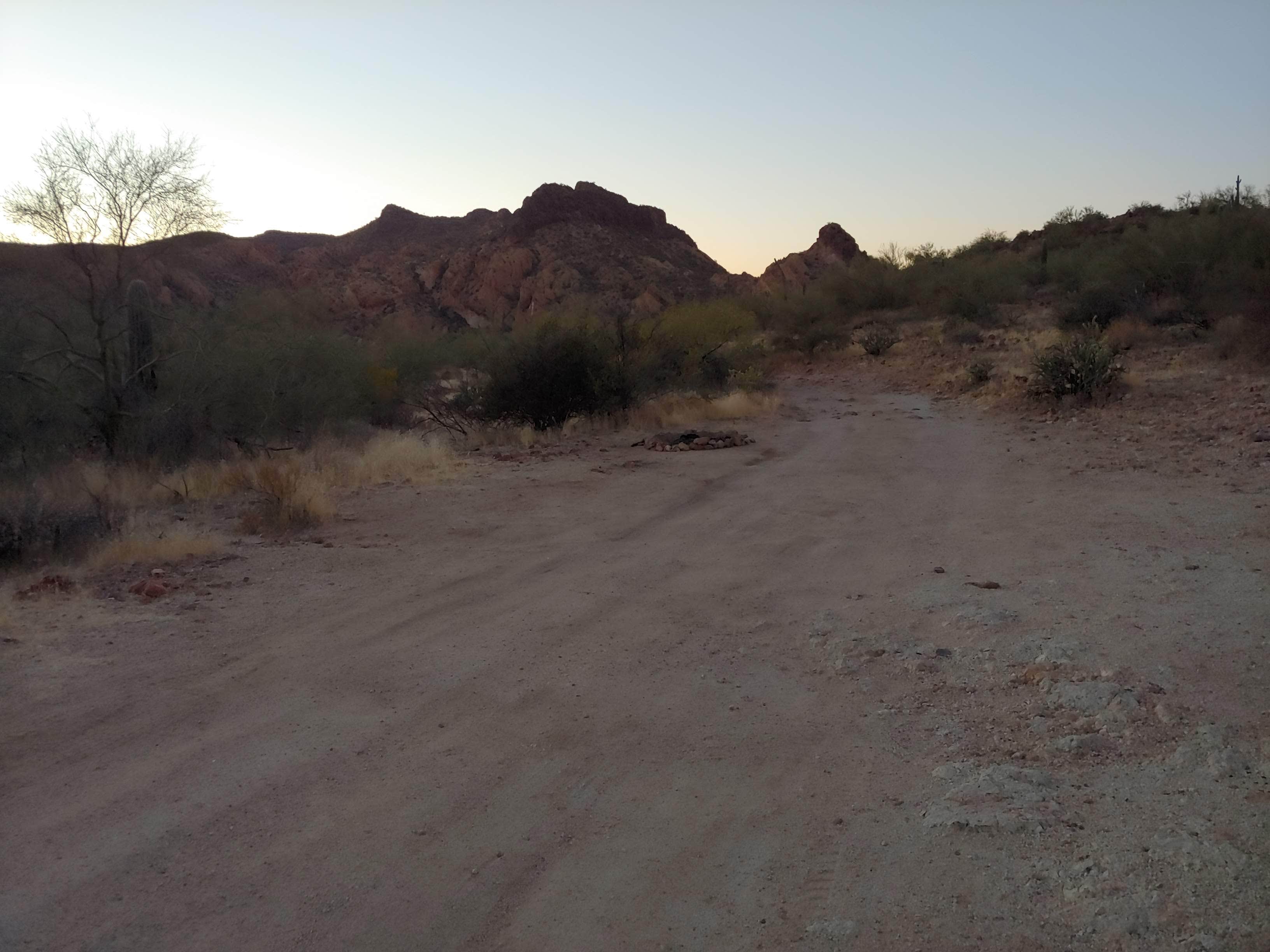 Camping near Mesquite Flats: Old Corral, Tortilla Flat, Arizona